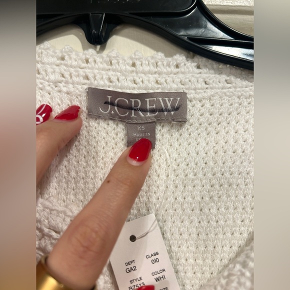 NWT J. Crew Short-sleeve sweater lady jacket Size X Small $138 - Picture 4 of 11